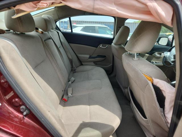 19XFB2F8XCE043155 - 2012 HONDA CIVIC EX BURGUNDY photo 10