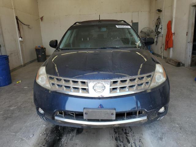 JN8AZ08W27W622162 - 2007 NISSAN MURANO SL BLUE photo 5