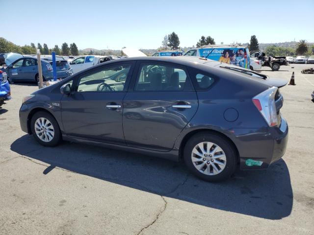 JTDKN3DP0F3073296 - 2015 TOYOTA PRIUS PLUG CHARCOAL photo 2