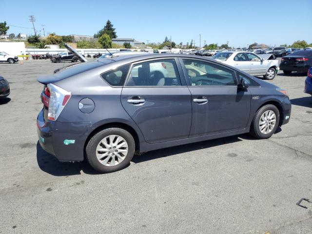 JTDKN3DP0F3073296 - 2015 TOYOTA PRIUS PLUG CHARCOAL photo 3