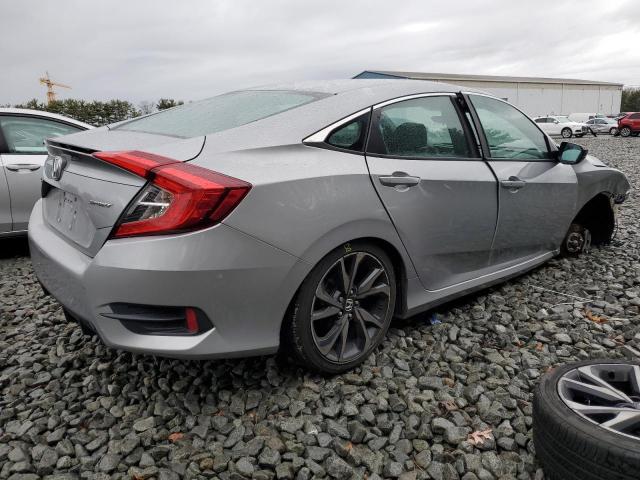 2HGFC2F8XKH593036 - 2019 HONDA CIVIC SPORT 银色 照片 3