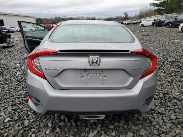 2HGFC2F8XKH593036 - 2019 HONDA CIVIC SPORT 银色 照片 6