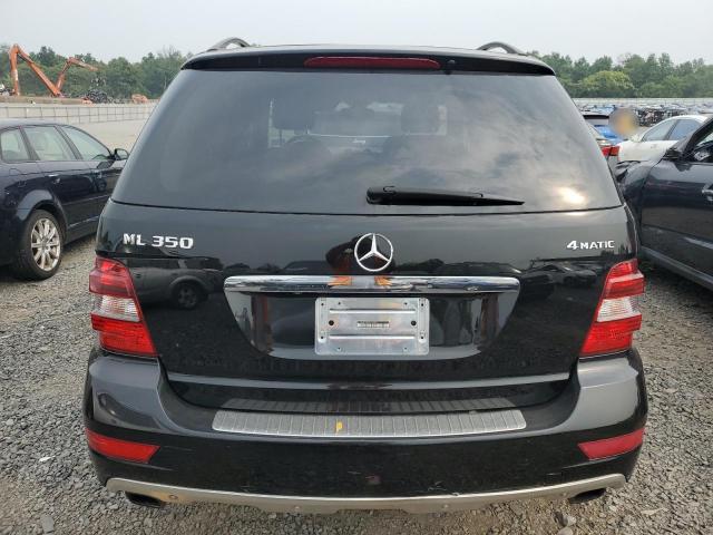 4JGBB8GB0BA719007 - 2011 MERCEDES-BENZ ML 350 4MATIC BLACK photo 6