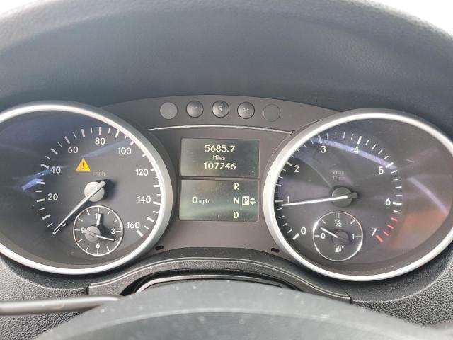 4JGBB8GB0BA719007 - 2011 MERCEDES-BENZ ML 350 4MATIC BLACK photo 9