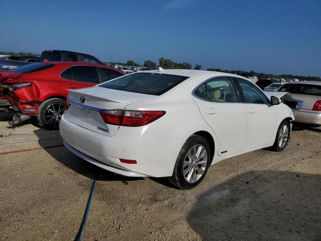 JTHBW1GG4E2041497 - 2014 LEXUS ES 300H WHITE photo 3