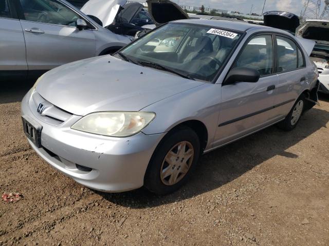 1HGES16375L015383 - 2005 HONDA CIVIC DX VP Gümüş foto 1