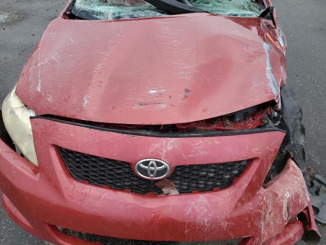 JTDBL40E299052595 - 2009 TOYOTA COROLLA BASE Qırmızı foto 11