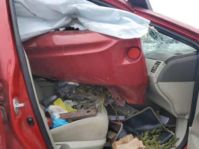 JTDBL40E299052595 - 2009 TOYOTA COROLLA BASE Qırmızı foto 7