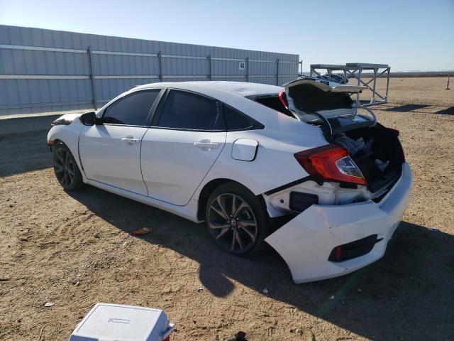 2HGFC2F86KH565850 - 2019 HONDA CIVIC SPORT WHITE photo 2