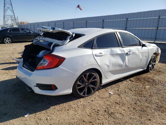 2HGFC2F86KH565850 - 2019 HONDA CIVIC SPORT WHITE photo 3