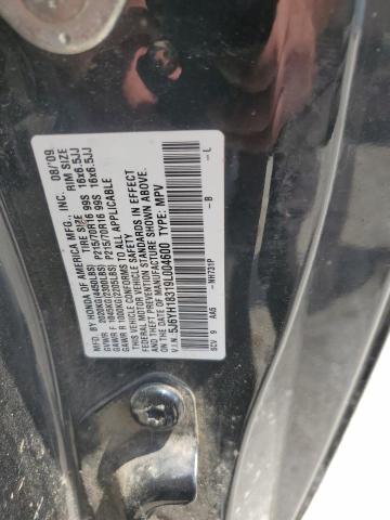 5J6YH18319L004600 - 2009 HONDA ELEMENT LX GRAY photo 13