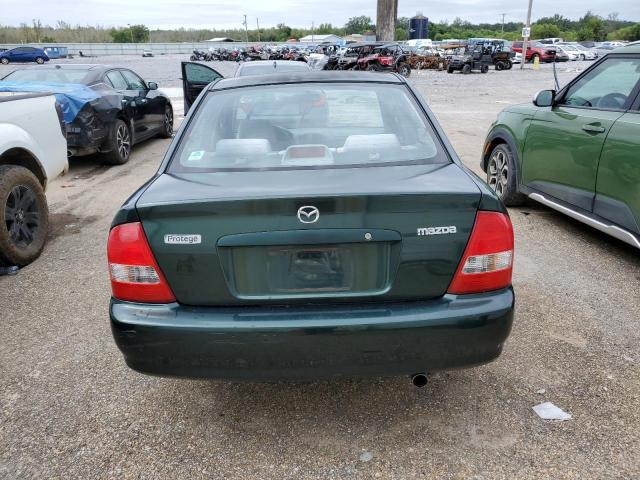 JM1BJ2214Y0220440 - 2000 MAZDA PROTEGE ES GREEN photo 6