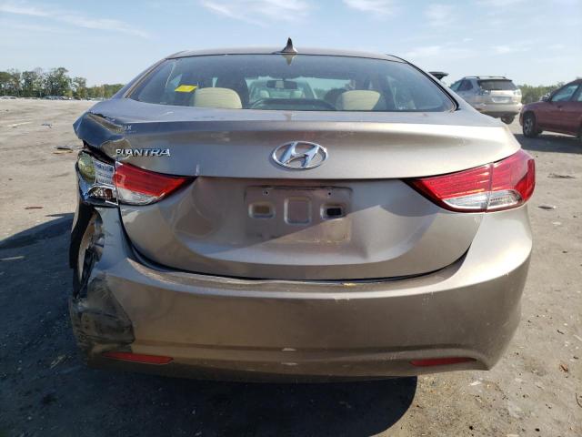 5NPDH4AE2DH325415 - 2013 HYUNDAI ELANTRA GLS TAN photo 6