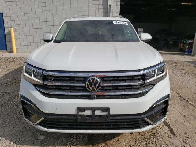 1V2FR2CA6MC554629 - 2021 VOLKSWAGEN ATLAS SEL PREMIUM R-LINE WHITE photo 5