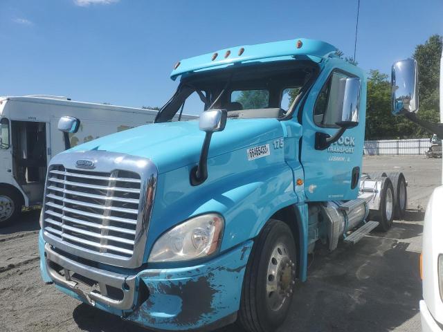 3AKJGEDV5HSHZ7665 - 2017 FREIGHTLINER CASCADIA 1 TURQUOISE photo 2