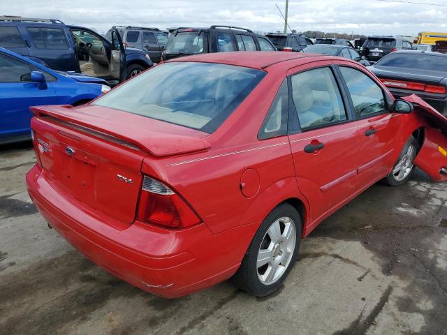 1FAHP34N56W117235 - 2006 FORD FOCUS ZX4 RED photo 4