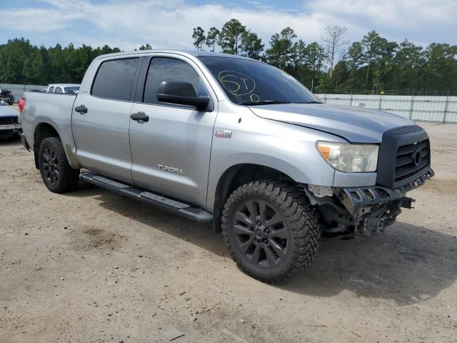 5TBEV541X7S459611 - 2007 TOYOTA TUNDRA CREWMAX SR5 SILVER photo 4