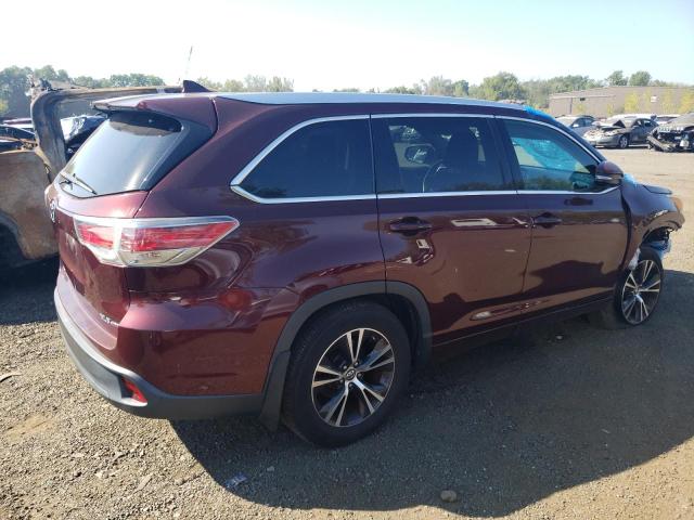 5TDJKRFH1GS292233 - 2016 TOYOTA HIGHLANDER XLE Tünd qırmızı foto 3