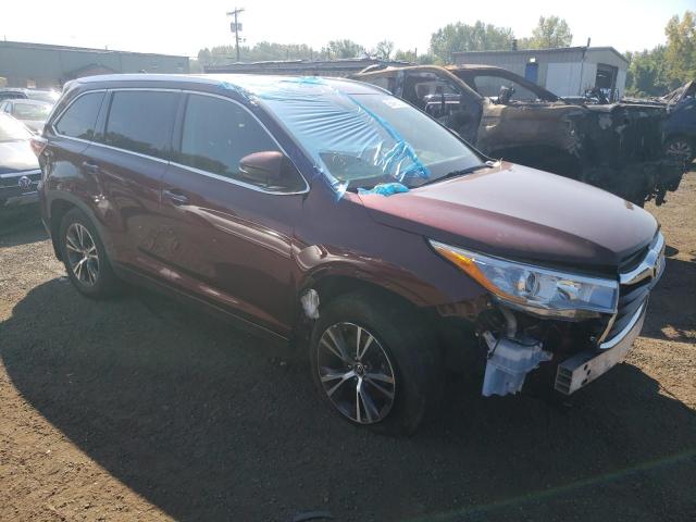 5TDJKRFH1GS292233 - 2016 TOYOTA HIGHLANDER XLE Tünd qırmızı foto 4