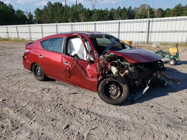 3N1CN7AP8KL838269 - 2019 NISSAN VERSA S BURGUNDY photo 4