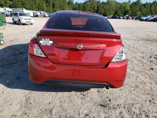 3N1CN7AP8KL838269 - 2019 NISSAN VERSA S BURGUNDY photo 6