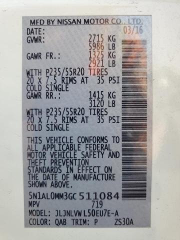 5N1AL0MM3GC511084 - 2016 INFINITI QX60 白色 照片 13