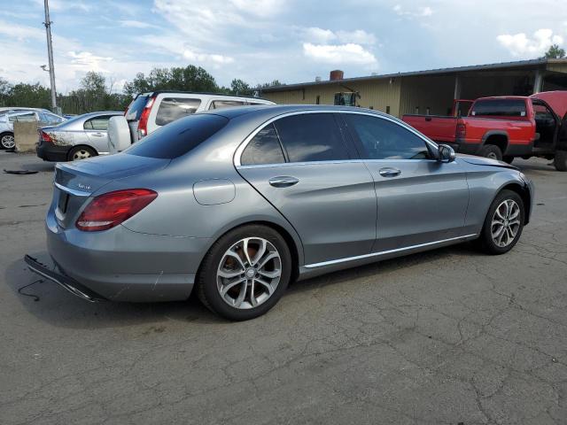 55SWF4KB4FU083102 - 2015 MERCEDES-BENZ C 300 4MATIC GRAY photo 3