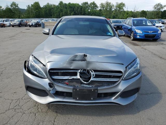 55SWF4KB4FU083102 - 2015 MERCEDES-BENZ C 300 4MATIC GRAY photo 5