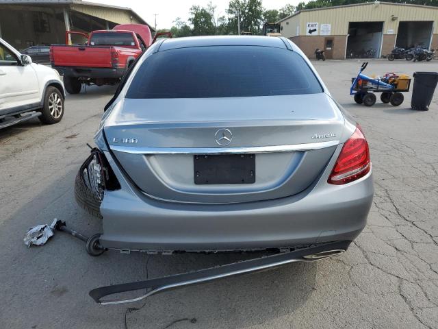 55SWF4KB4FU083102 - 2015 MERCEDES-BENZ C 300 4MATIC GRAY photo 6