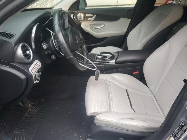 55SWF4KB4FU083102 - 2015 MERCEDES-BENZ C 300 4MATIC GRAY photo 7
