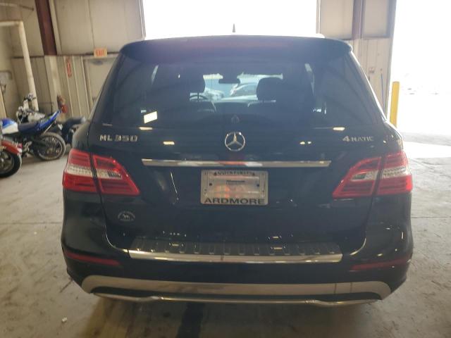 4JGDA5HB9CA077204 - 2012 MERCEDES-BENZ ML 350 4MATIC BLACK photo 6