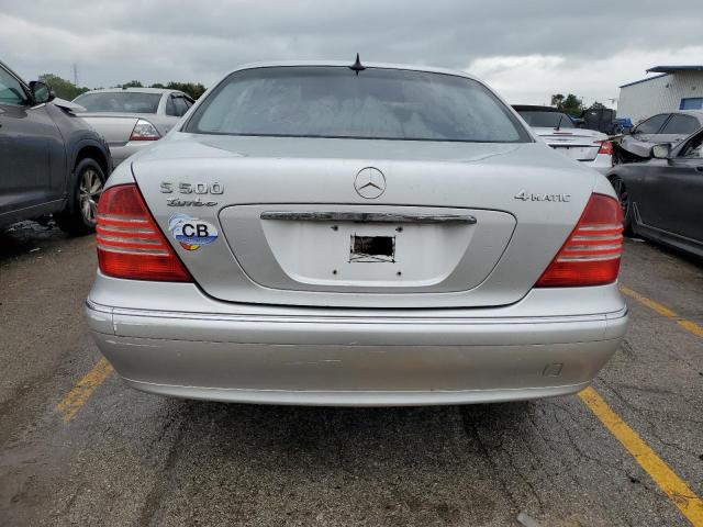 WDBNG84J43A383134 - 2003 MERCEDES-BENZ S 500 4MATIC SILVER photo 6