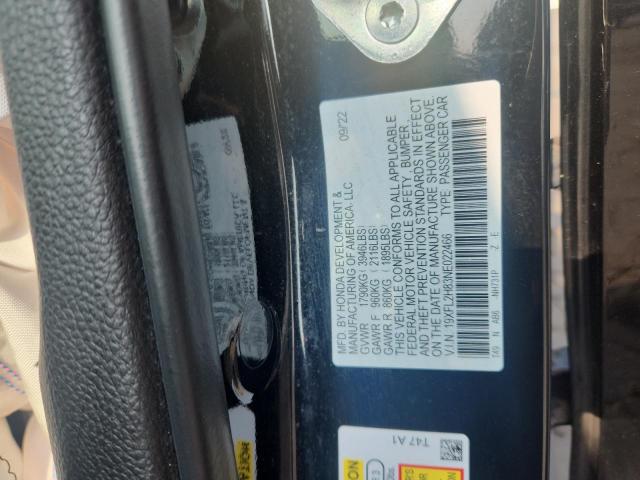 19XFL2H83NE022466 - 2022 HONDA CIVIC SPORT 黑色 照片 12