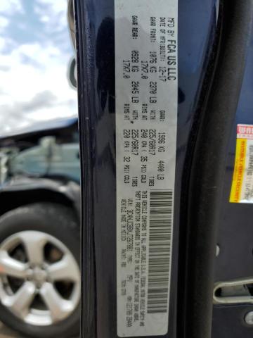 3C4NJCBBXJT267881 - 2018 JEEP COMPASS LATITUDE أزرق صورة 14