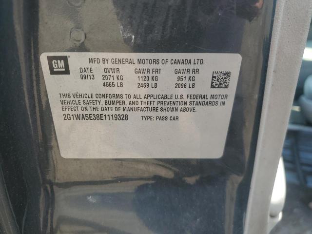 2G1WA5E38E1119328 - 2014 CHEVROLET IMPALA LS GRAY photo 12