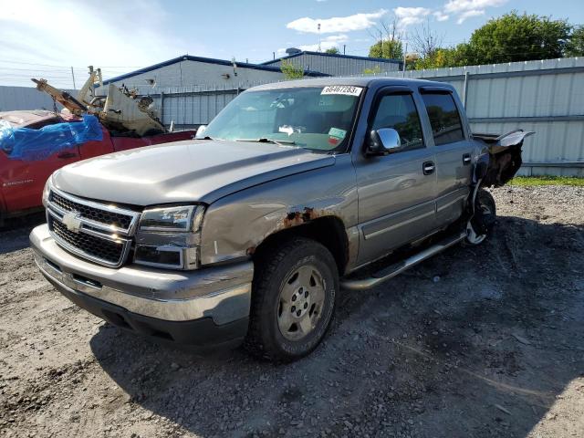 2GCEK13Z371134600 - 2007 CHEVROLET SILVERADO K1500 CLASSIC CREW CAB GRAY photo 1