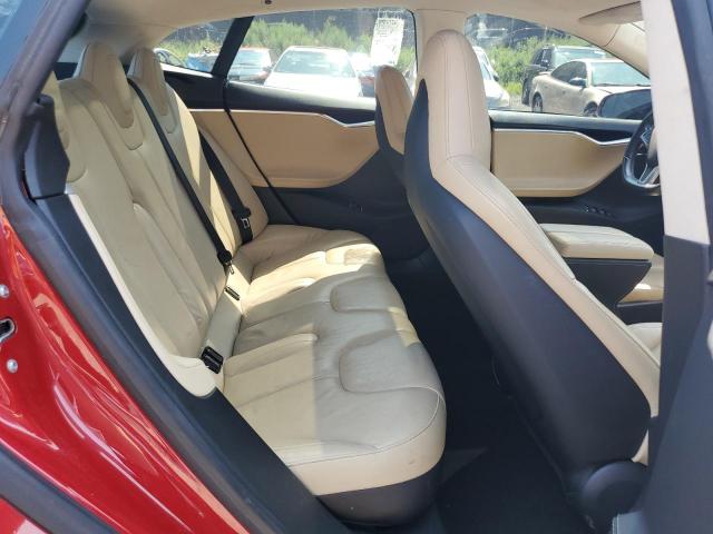 5YJSA1S11EFP46483 - 2014 TESLA MODEL S Qırmızı foto 10