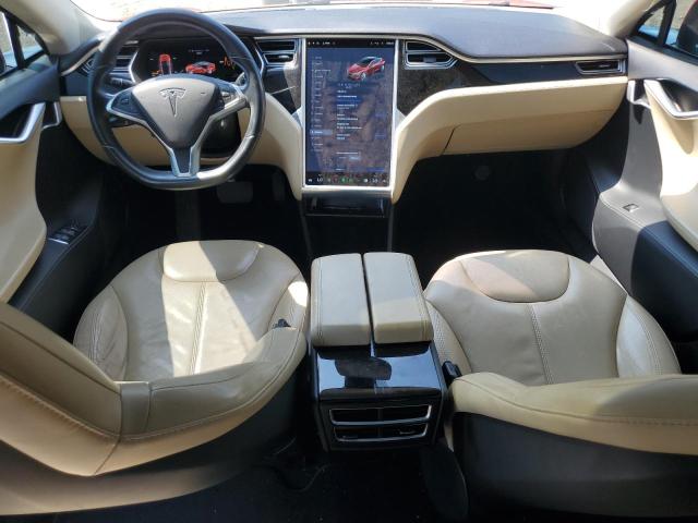 5YJSA1S11EFP46483 - 2014 TESLA MODEL S Qırmızı foto 8