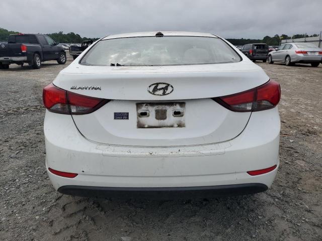 5NPDH4AE5GH668997 - 2016 HYUNDAI ELANTRA SE WHITE photo 6