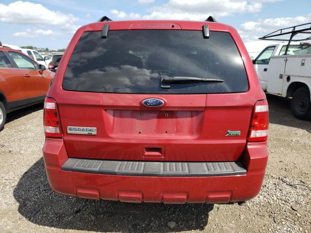 1FMCU9DG0AKB92308 - 2010 FORD ESCAPE XLT RED photo 6