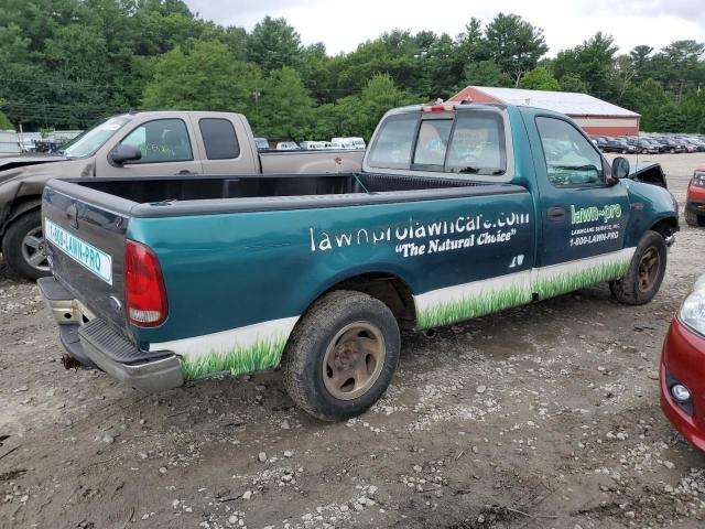 2FTDF1729VCA47122 - 1997 FORD F150 TEAL photo 3