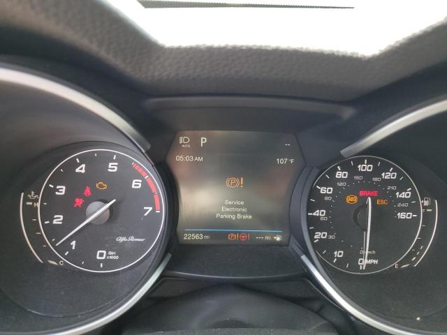 ZASFAKPN7J7B66410 - 2018 ALFA ROMEO STELVIO SPORT შავი ფოტო 9