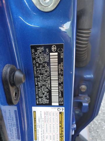 JTNKHMBX3L1092850 - 2020 TOYOTA C-HR XLE BLUE photo 12