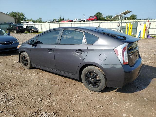 JTDKN3DUXD1637552 - 2013 TOYOTA PRIUS CHARCOAL photo 2