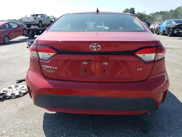 JTDEPRAEXLJ043162 - 2020 TOYOTA COROLLA LE RED photo 6