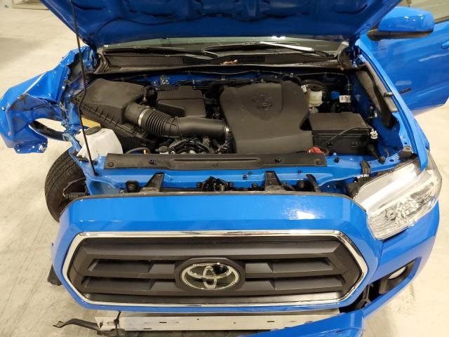 3TYBZ5DN9MT000958 - 2021 TOYOTA TACOMA DOUBLE CAB ლურჯი ფოტო 11