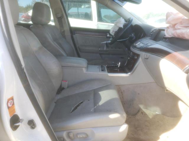 JNKBY01F48M550731 - 2008 INFINITI M45 WHITE photo 5