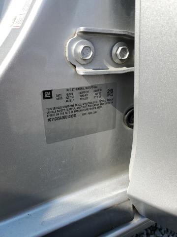 1G11C5SA0GU153505 - 2016 CHEVROLET MALIBU LIM LT 银色 照片 12