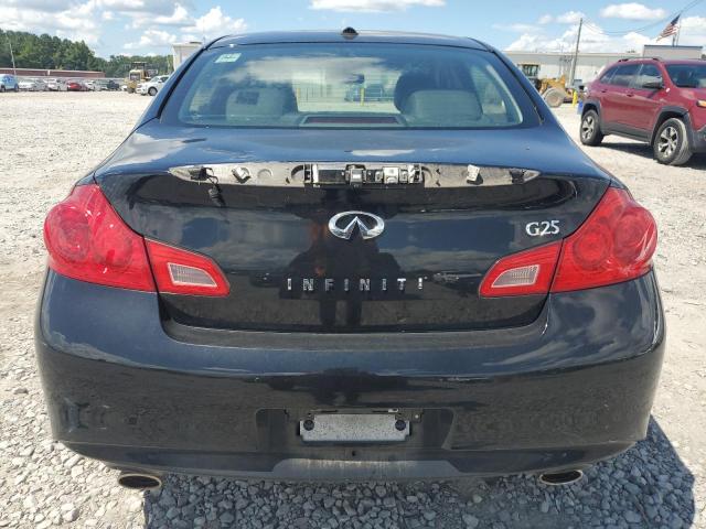 JN1DV6AP0BM830493 - 2011 INFINITI G25 BASE BLACK photo 6