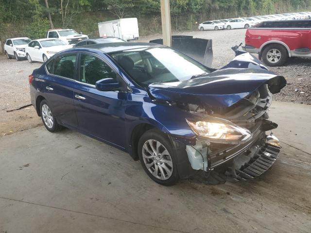 3N1AB7AP1KY309863 - 2019 NISSAN SENTRA S 蓝色 照片 4